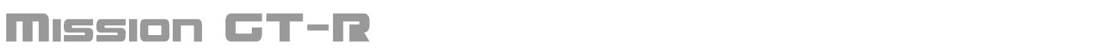 Mission GT-R font preview